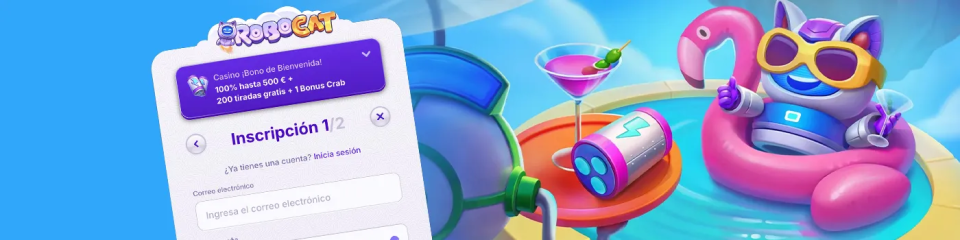 Registro en Robocat Casino